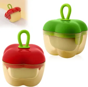 2Pcs Reusable Lint Roller,Portable Mini Travel Lint Roller,Washable Sticky Roller,Mini Pet Hair Removal Tool,Easy Removing Hair on Clothes Sofa Bed Carseat (Green Red)