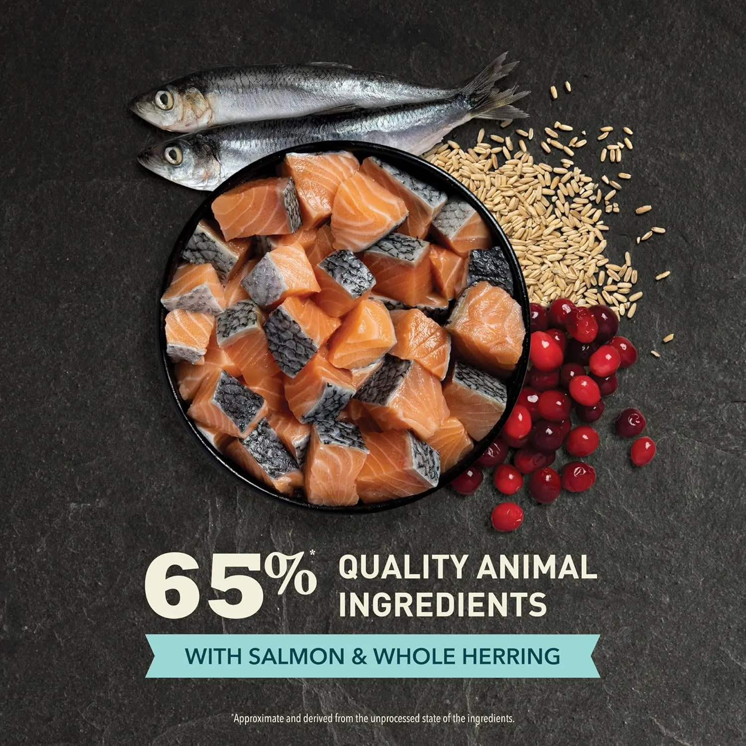 ACANA Bountiful Catch Dry Cat Food for Adult Cats, Salmon and Whole Herring Recipe, Fish Cat Food, 4lb