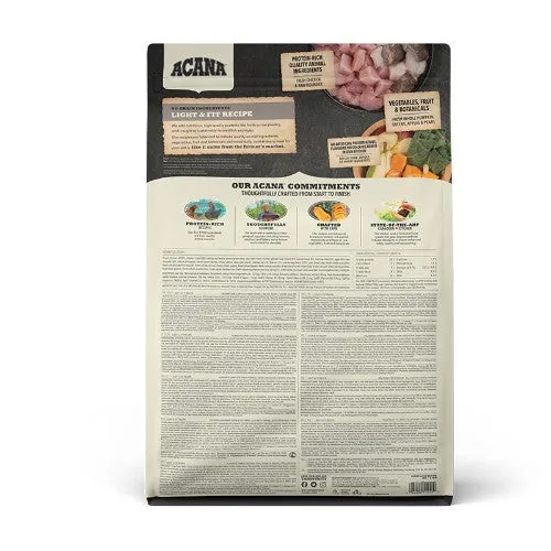 Acana Heritage Grain Free Adult Dry Dog Food Light and Fit with Chicken 2kg