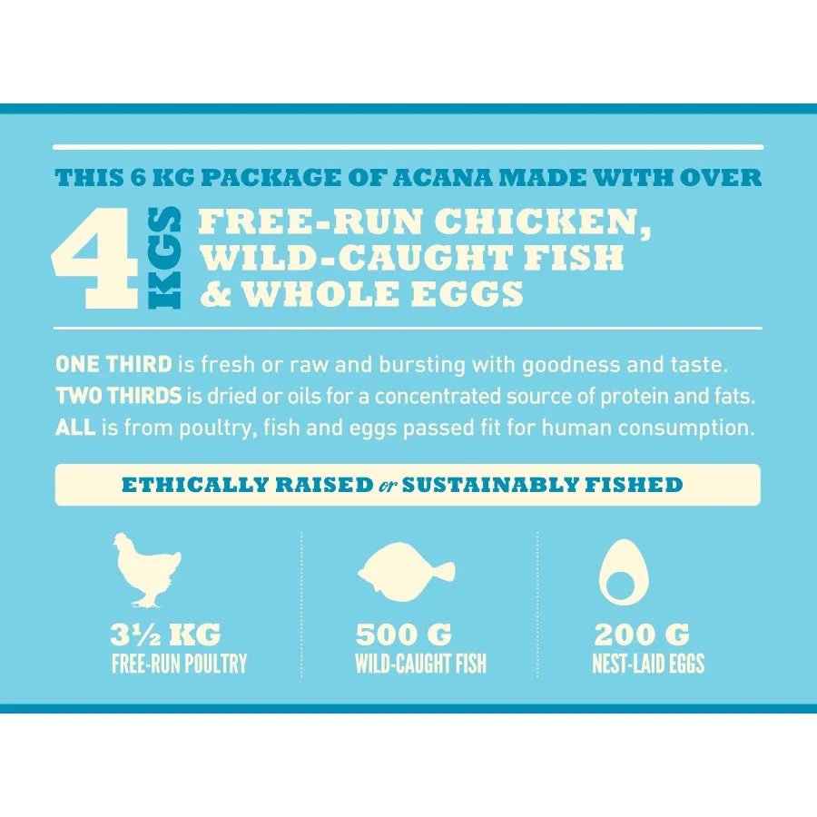 Acana Puppy Small Breed Dog 6kg Dry Premium Food, All Natural Biologically-Approriate