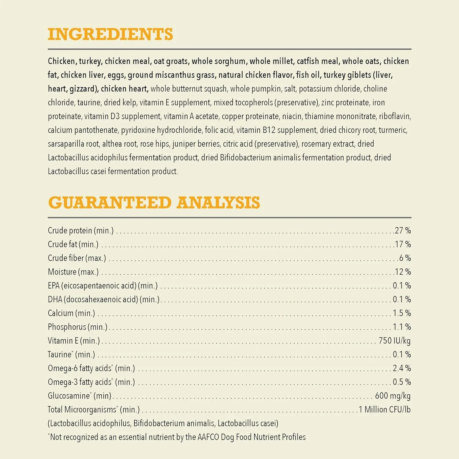 Acana Wholesome Grains Free Run Grains Recipe Dry Dog Food