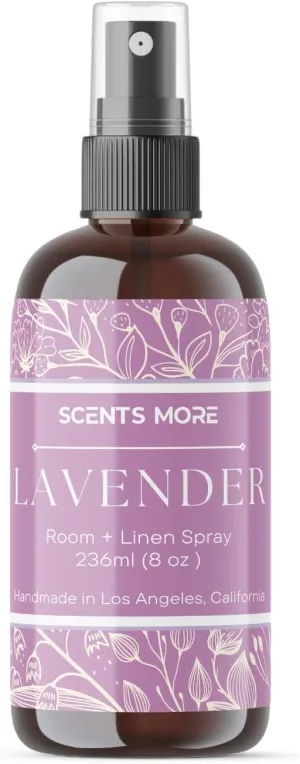 Air Freshener Spray for Bathroom | Room Spray | Linen Fabric Spray | Room Fresheners & Toilet Spray | Pooph Odor Eliminator | Small Spaces Air Freshener - 8oz Lavender Spray