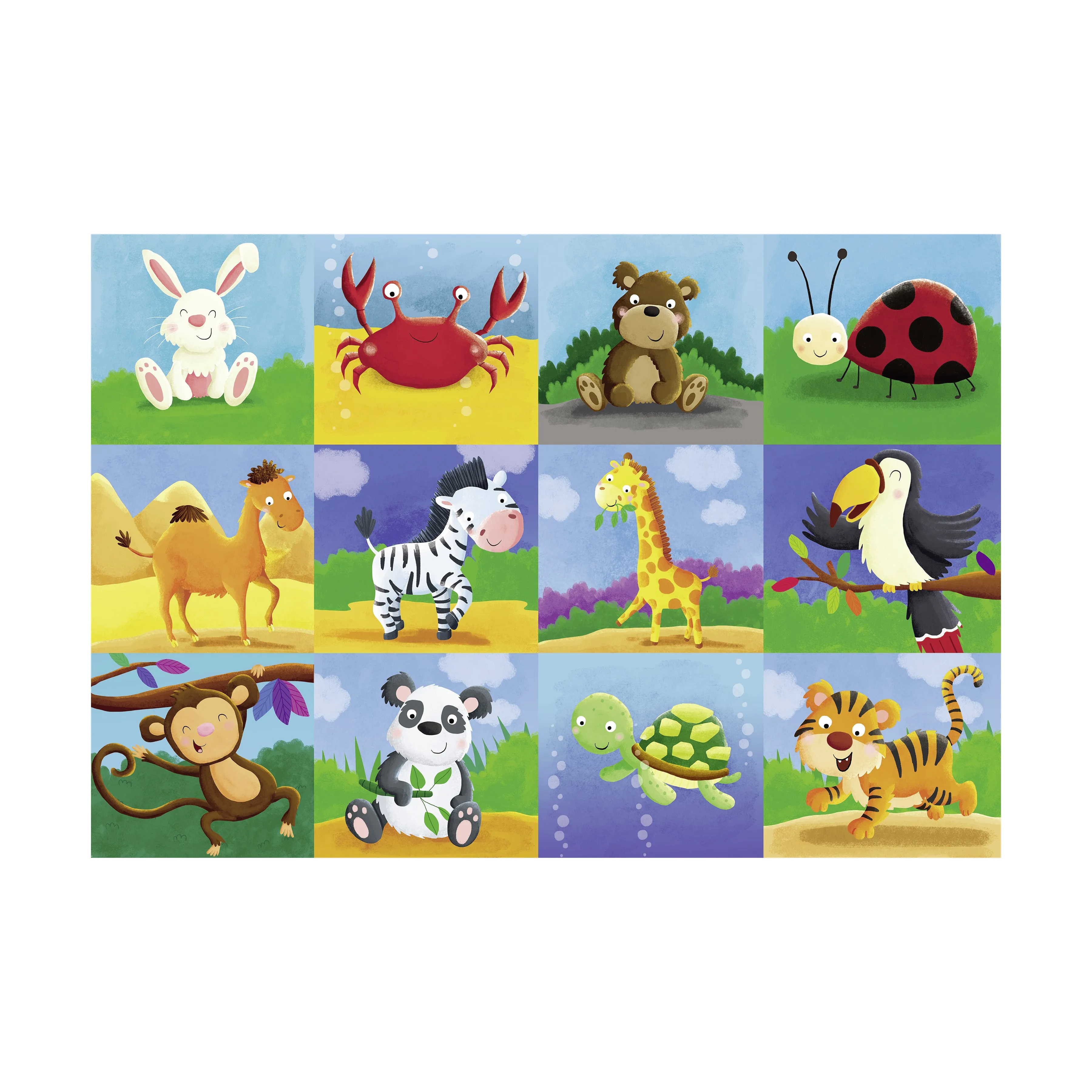 Animal Adventures Super Sized Floor Puzzle: 24 Pcs