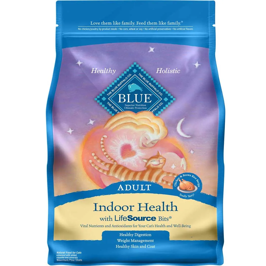 Blue Buffalo Tastefuls Indoor Adult Chicken & Brown Rice Dry Cat Food