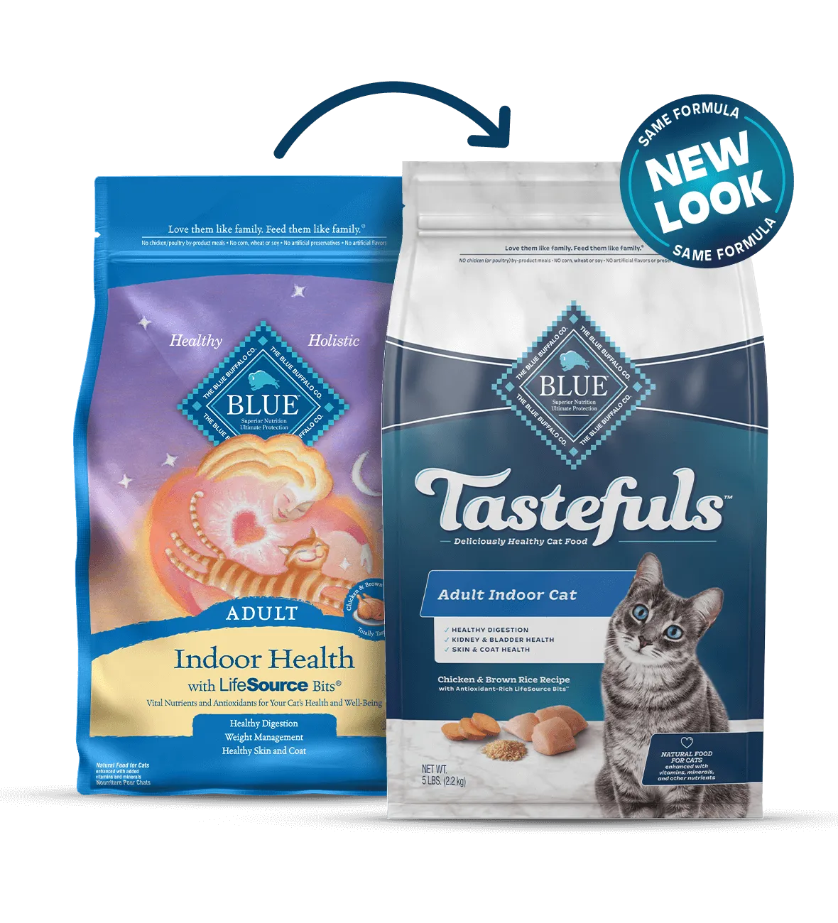 Blue Buffalo Tastefuls Indoor Adult Chicken & Brown Rice Dry Cat Food