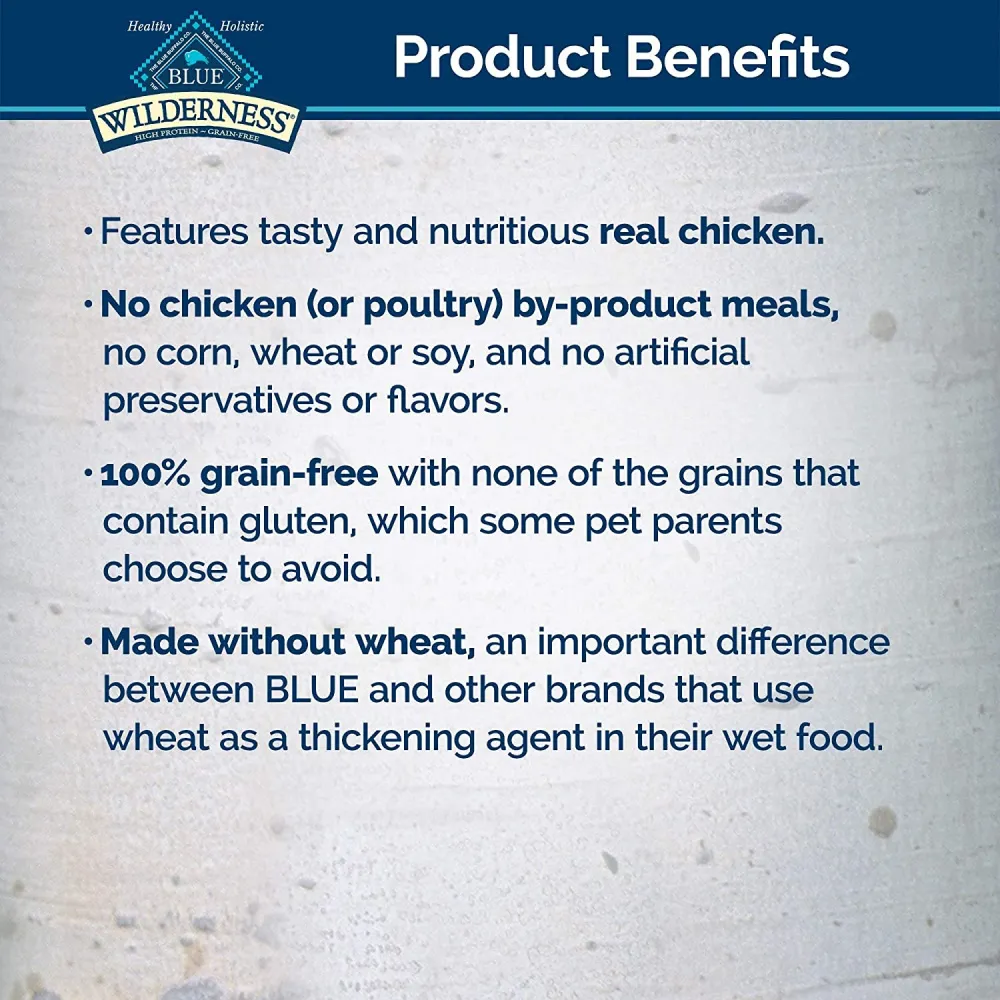 Blue Buffalo Wilderness Chicken Recipe Canned Cat Food