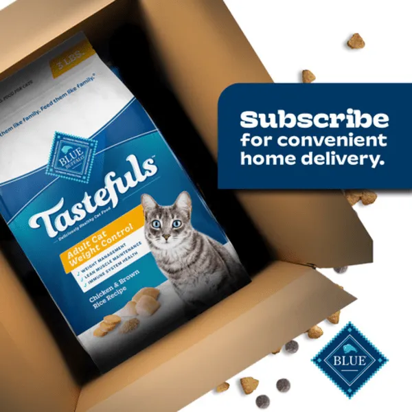 BLUE Tastefuls Weight Control Chicken & Brown Rice Recipe Dry Cat Food