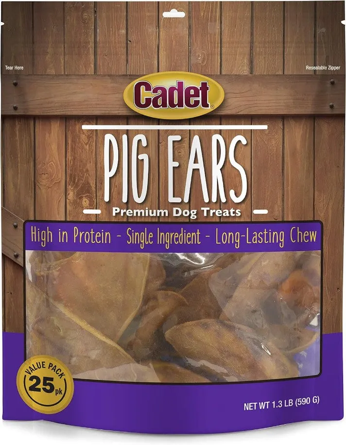 Cadet Premium Pig Ear Treats