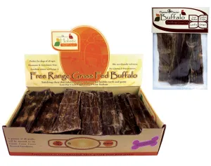 Canine Caviar Free Range Grass Fed Buffalo Jerky Dog Treats