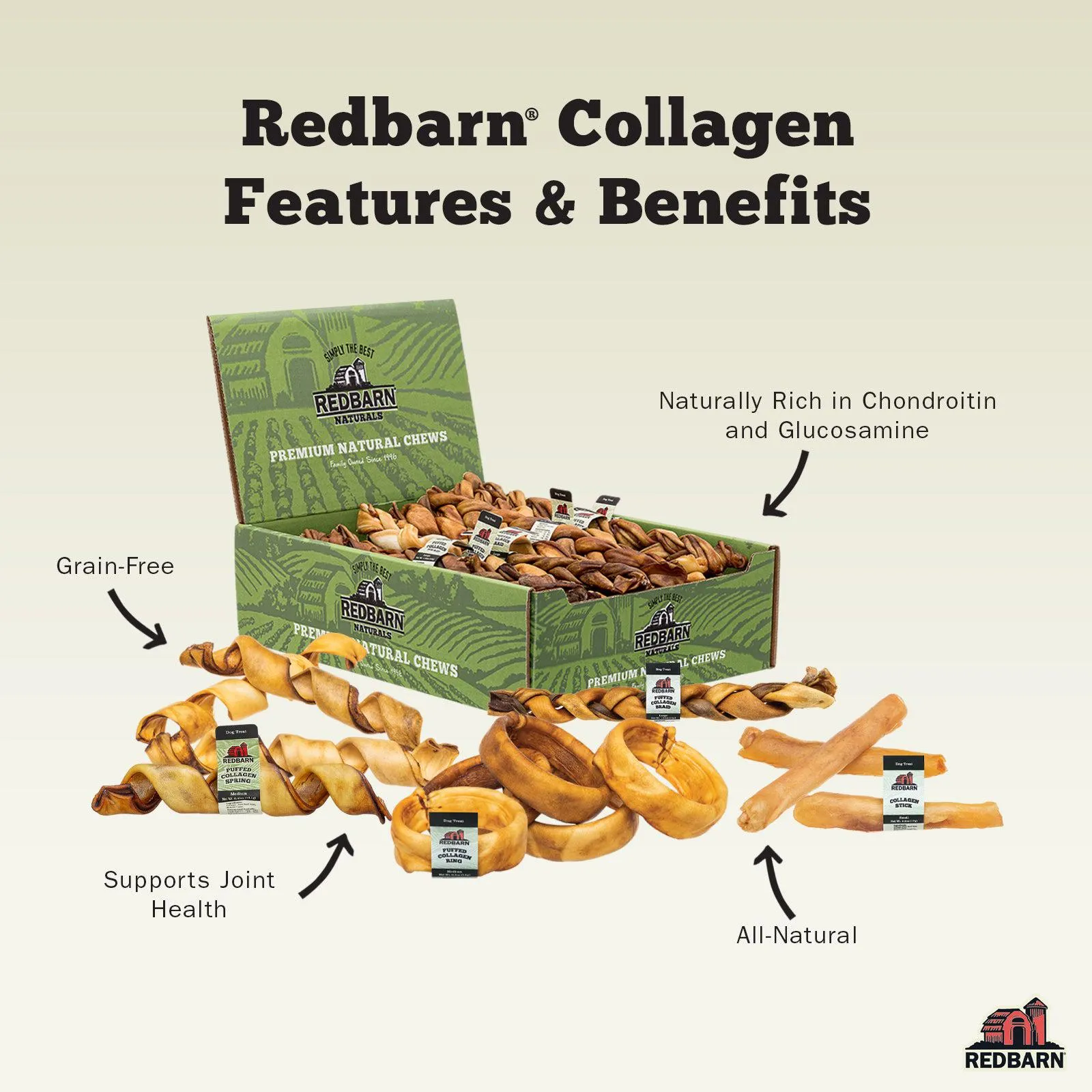 Collagen Spring Dog Chew - Medium