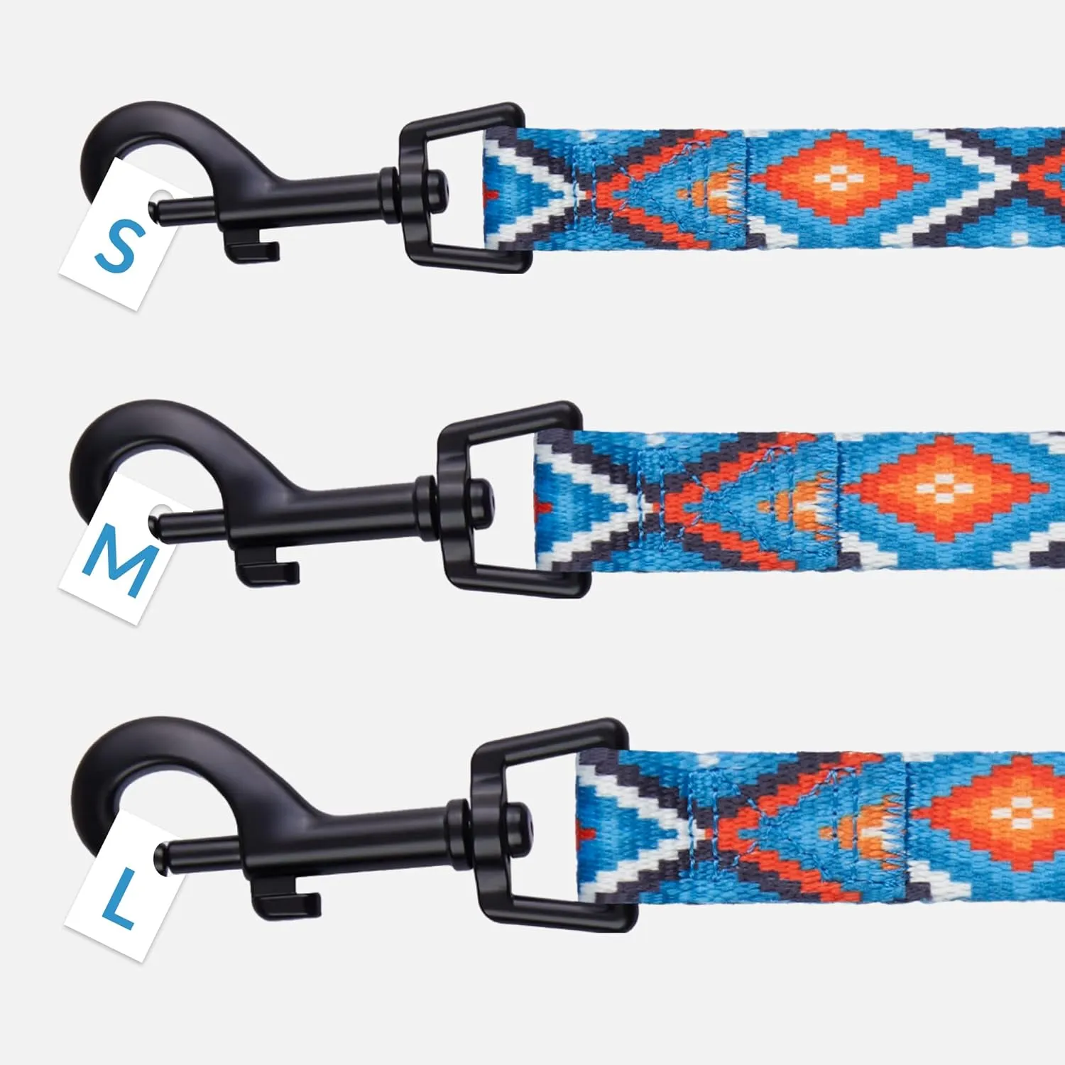 CollarDirect Nylon Dog Leash 5ft Tribal Pattern Durable Walking Pet Leashes for Dogs Small Medium Large Puppy (Pattern 1, M, New)
