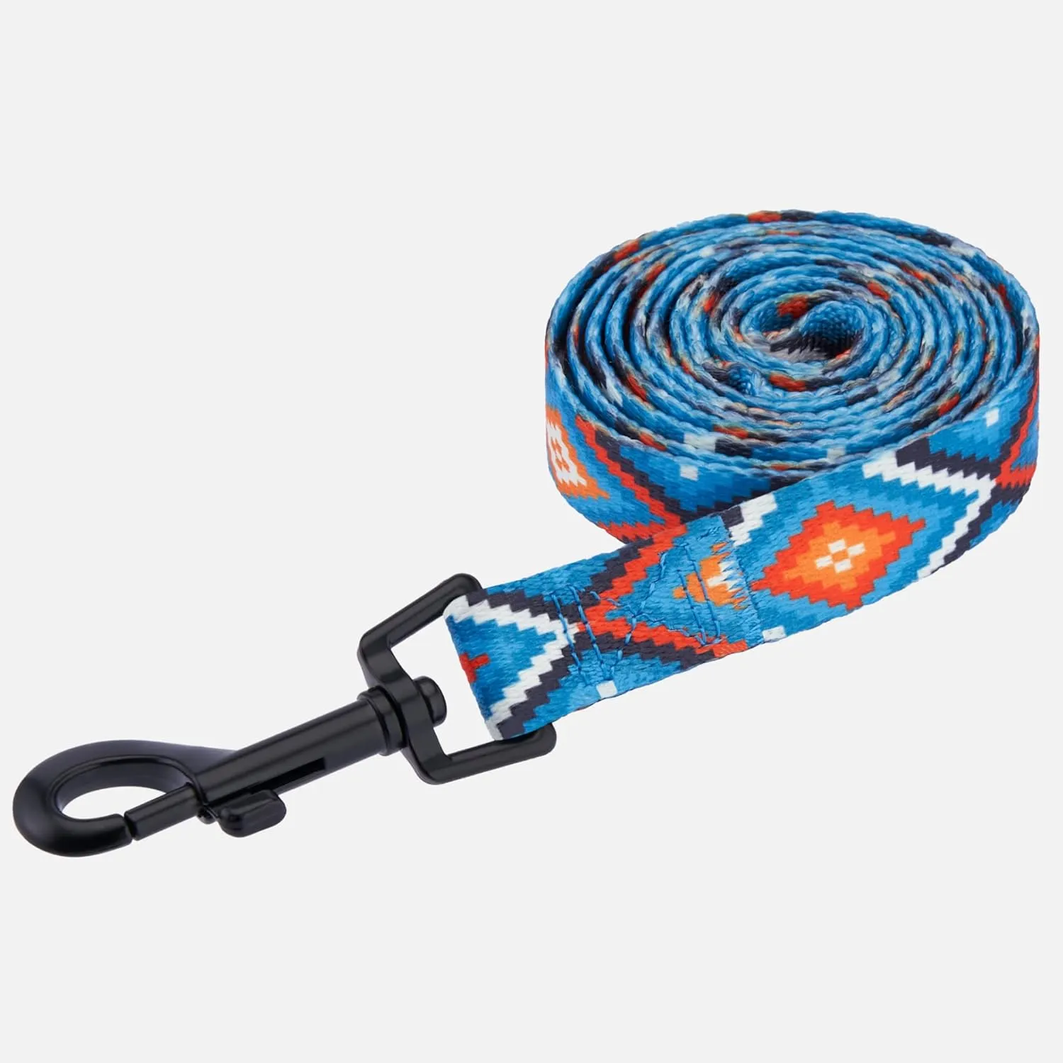 CollarDirect Nylon Dog Leash 5ft Tribal Pattern Durable Walking Pet Leashes for Dogs Small Medium Large Puppy (Pattern 1, M, New)