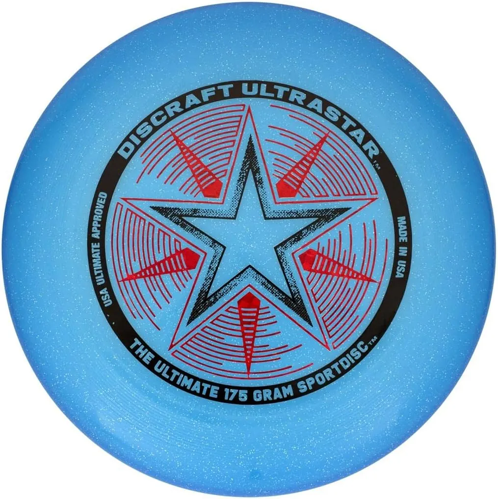 Discraft 175 Gram Sparkle Blue Ultrastar Sport Disc