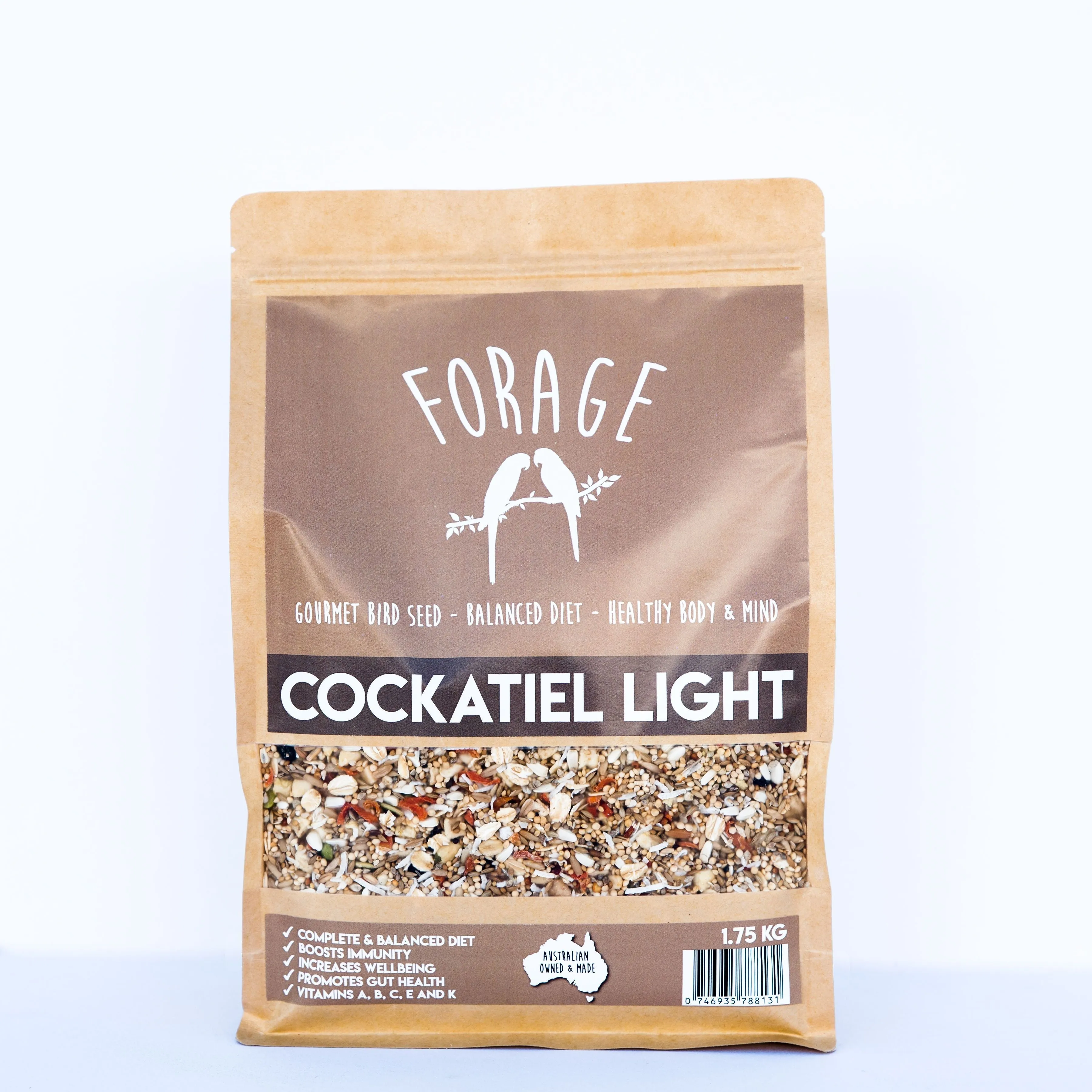 Forage Cockatiel Light Gourmet Bird Seed 1.75kg^^^