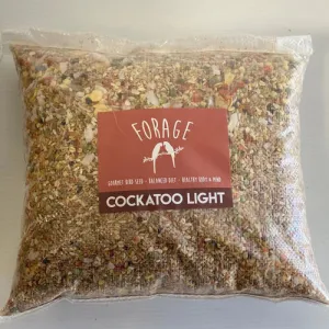 Forage Cockatoo Light Gourmet Bird Seed 5kg^^^