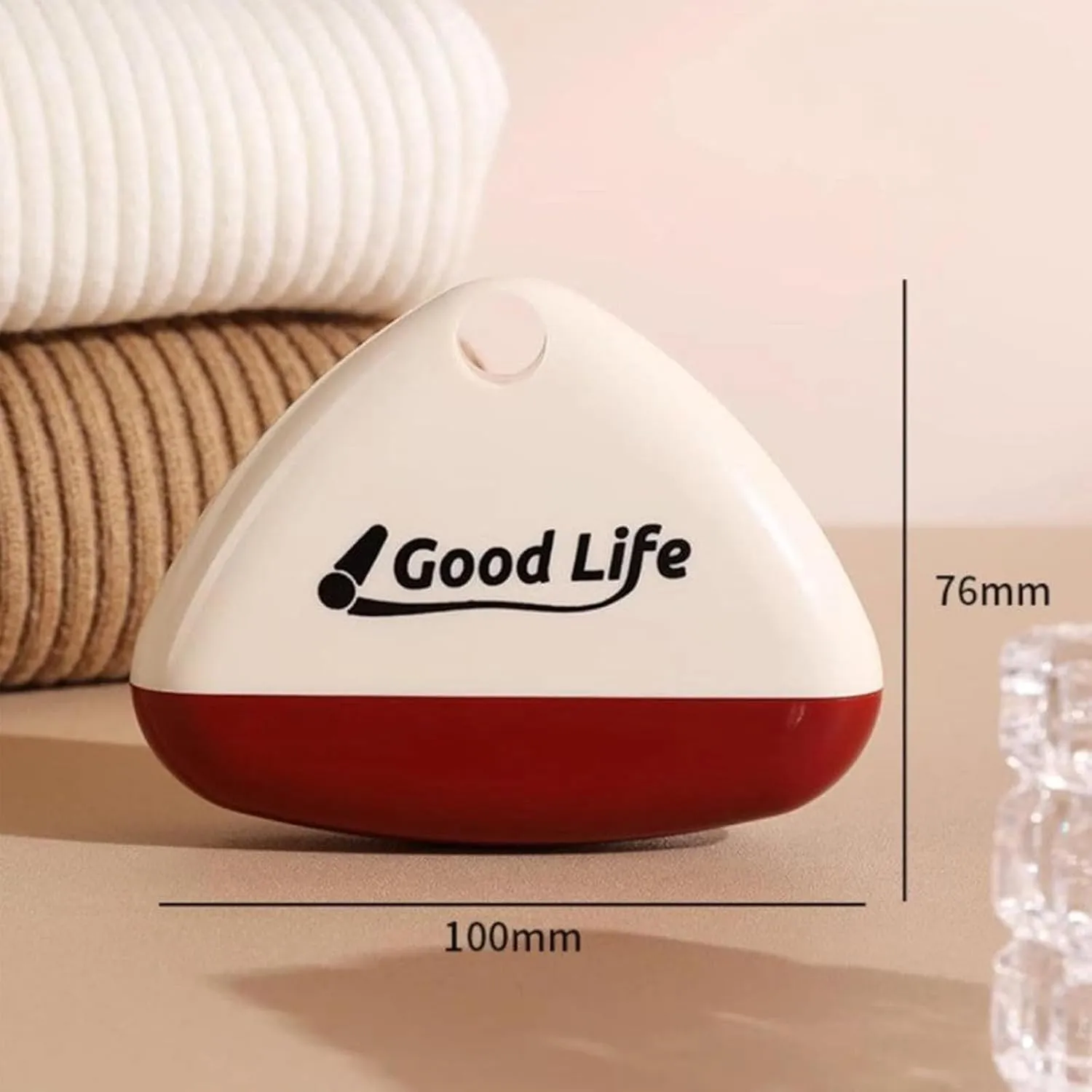 Good Life Lint Roller - Reusable, Washable Lint Remover, Portable Pet Hair Remover for Clothes (White*2)