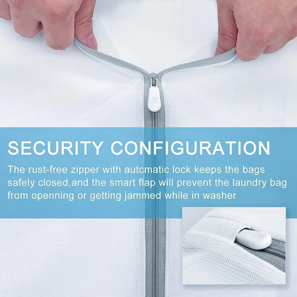 Mesh Laundry Bags for Delicates,with Upgrade the hanging ring,mesh laundry bags for washing machine12 x 16 Inches  (1 Medium)