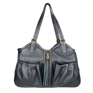 METRO COUTURE MIDNIGHT W/TASSEL DOG BAG CARRIER