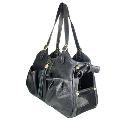 METRO COUTURE MIDNIGHT W/TASSEL DOG BAG CARRIER