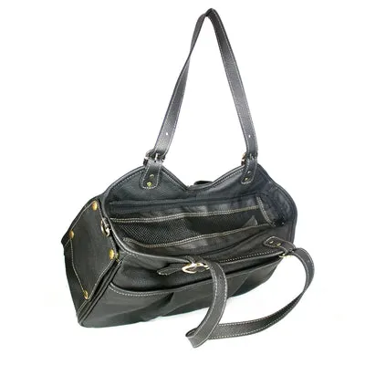 METRO COUTURE MIDNIGHT W/TASSEL DOG BAG CARRIER