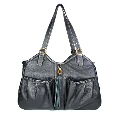 METRO COUTURE MIDNIGHT W/TASSEL DOG BAG CARRIER