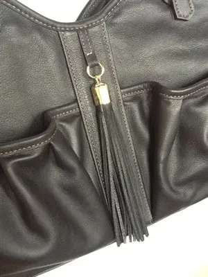 METRO COUTURE MIDNIGHT W/TASSEL DOG BAG CARRIER