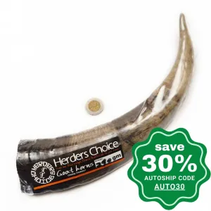 Mongolian Chews - Treat for Dogs - Herders Choice Chews - Dried Goat Horn XL - 1PC