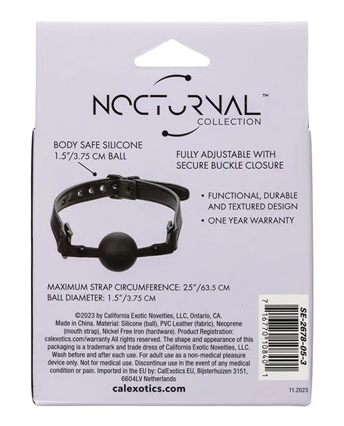 Nocturnal Collection Silicone Ball Gag