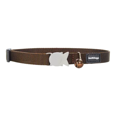 Red Dingo Cat Collar Classic Brown