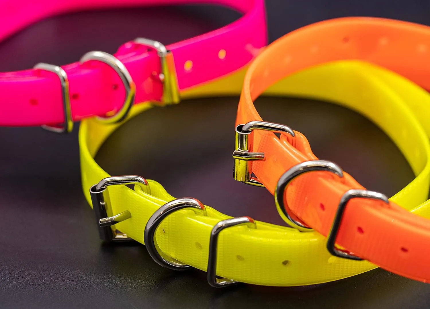 Replacement  Collar Strap Bands with Double Buckle Loop for All Brands of Pet Shock Bark e Collars and Fences.
