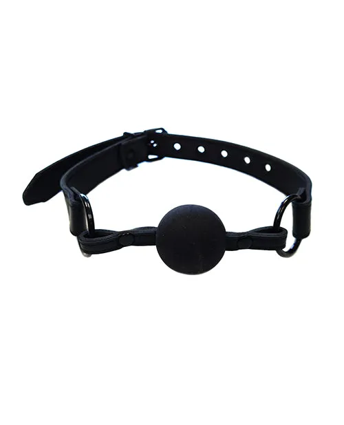 Rouge Leather Ball Gag
