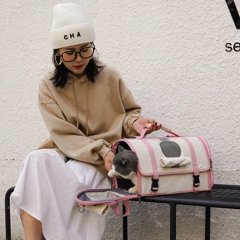 Satchet Cat Carrier Bags Breathable Pet Carriers