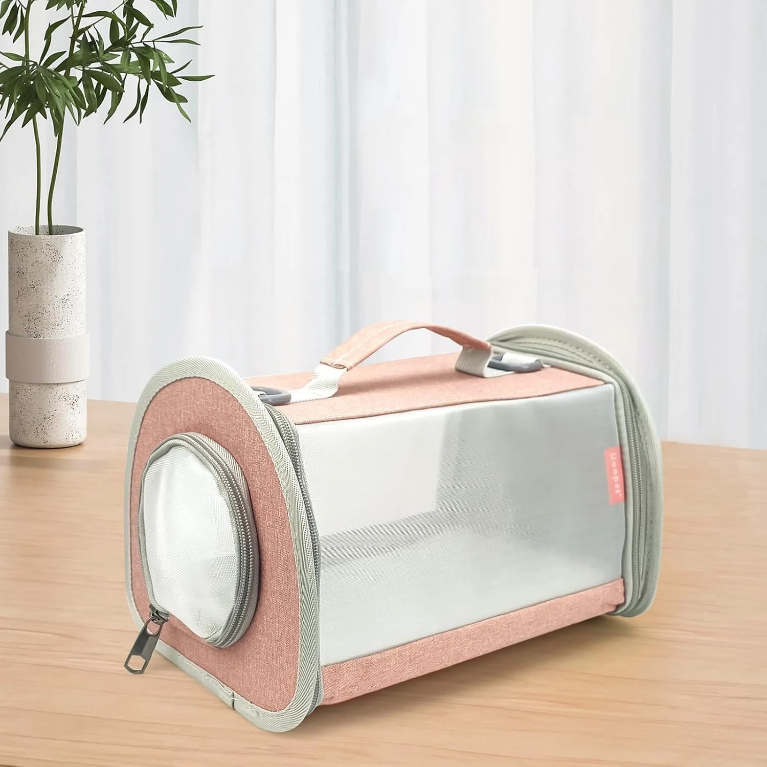 Small Animal Carrier Bag, Portable Guinea Pig Travel Carrier, Breathable Small Pet Bag for Guinea Pig Bird Rabbit Hamster Chinchilla Hedgehog Sugar Glider Outgoing Travel Carrying Case