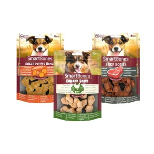 Smart Bones Mini Bone Chicken, Sweet Potato and Beef MultiPack