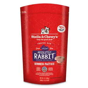 Stella & Chewy's Absolutely Rabbit Frozen Raw Dinner Patties