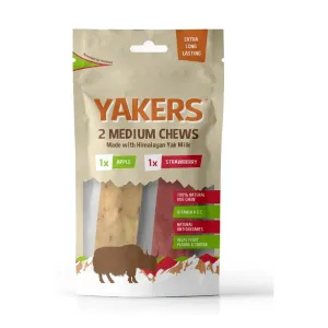 Yakers Strawberry & Apple Medium Twin Pack